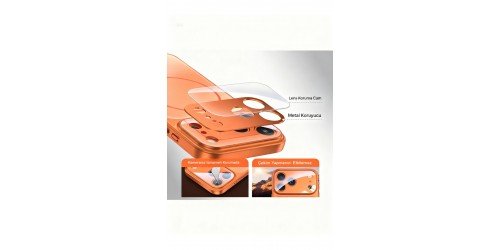 Apple iPhone 16 Pro Uyumlu Kılıf 17 Pro Max Görünümlü Tasarım MagSafe'li Kamera Korumalı Kapak