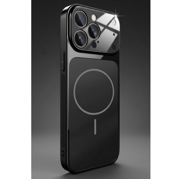 Apple iPhone 16 Pro Max Uyumlu Kılıf 17 Pro Max Görünümlü Tasarım MagSafe'li Kamera Korumalı Kapak