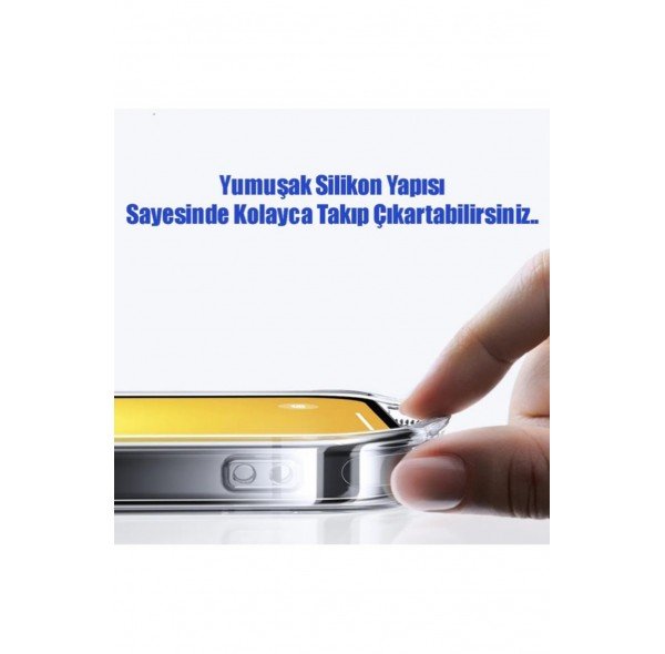 Apple İphone 15 Pro İnce Şefaf Kamera çerçeve koruyucu Telefon Kılıfı