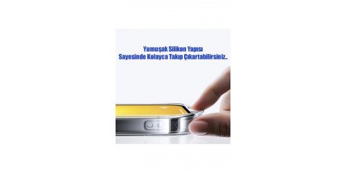 Apple İphone 15 Pro İnce Şefaf Kamera çerçeve koruyucu Telefon Kılıfı