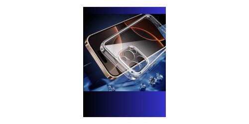 İphone 16 Pro Ince Şefaf Kamera Çerçeve Koruyucu Telefon Kılıfı
