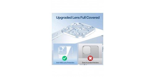 İphone 16 Plus İnce Şefaf Kamera çerçeve koruyucu Kılıf