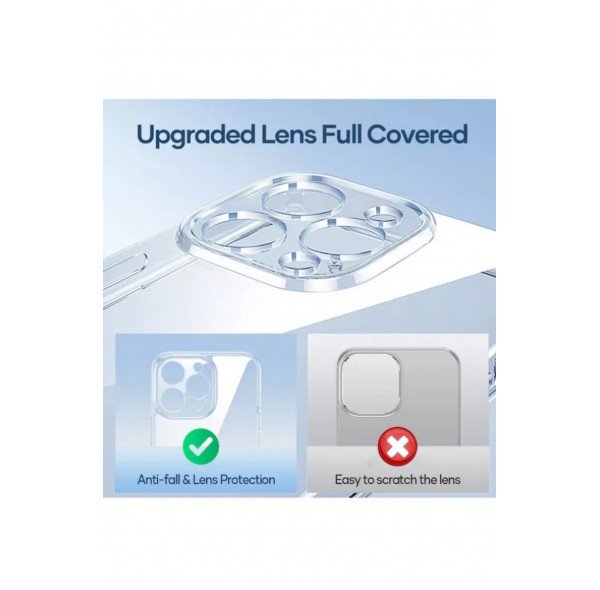 İphone 16 Plus İnce Şefaf Kamera çerçeve koruyucu Kılıf