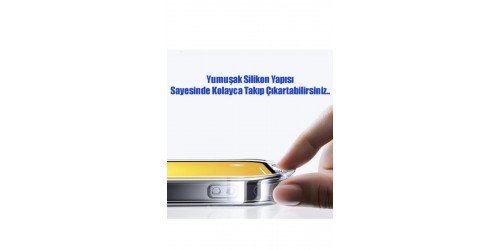 İphone 15 Pro Max İnce Şefaf Kamera çerçeve koruyucu Kılıf