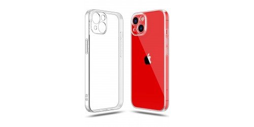 İphone 14 Ince Kamera Çerçeve Koruyucu Şefaf Kılıf