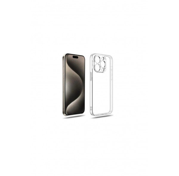 İphone 14 Pro Ince Kamera Çerçeve Koruyucu Şefaf Kılıf