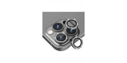 Apple iPhone 12 Pro Taşlı Safir Kamera Lens Koruyucu