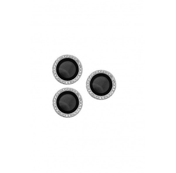 Apple iPhone 12 Pro Max Taşlı Safir Kamera Lens Koruyucu