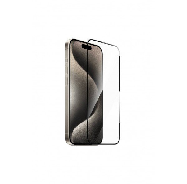 Apple iPhone 16 Kenarları Kırılmaya Dayanıklı Cam Ekran Koruyucu