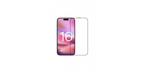 Apple iPhone 16 Kenarları Kırılmaya Dayanıklı Cam Ekran Koruyucu