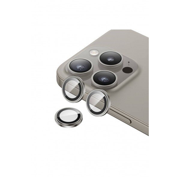 Apple iPhone 15 PRO MAX Safir Kamera Lens Koruyucu