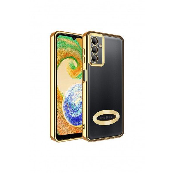 SAMSUNG A14 Kılıf Kamera Korumalı Logo Gösteren Kapak