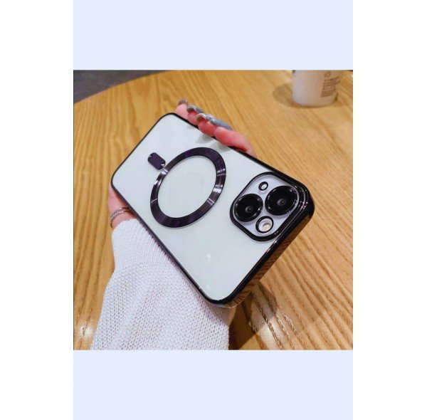 iPhone 11 Magsafe Destekli 360 Koruma & Kamera Lens Koruyuculu Premium Şeffaf Kılıf