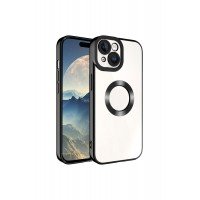 Apple iPhone 15 PLUS Kılıf Kamera Korumalı Logo Gösteren Kapak