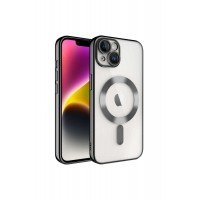 İPHONE 14 Magsafe Destekli 360 Koruma & Kamera Lens Koruyuculu Premium Şeffaf Kılıf