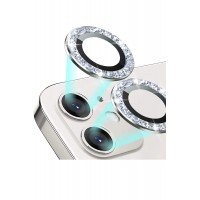 Apple iPhone 12 Taşlı Safir Kamera Lens Koruyucu
