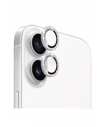 Apple iPhone 16 Plus Taşlı Kamera Lens Koruyucu