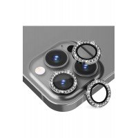 Apple iPhone 14 Pro Taşlı Safir Kamera Lens Koruyucu