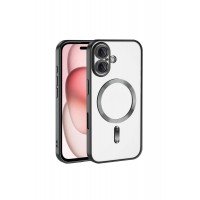 İPHONE 16 Magsafe Destekli 360 Koruma & Kamera Lens Koruyuculu Premium Şeffaf Kılıf