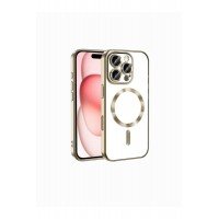 İPHONE 16 Pro Magsafe Destekli 360 Koruma & Kamera Lens Koruyuculu Premium Şeffaf Kılıf