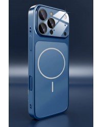 Apple iPhone 14 Pro Max Uyumlu Kılıf 17 Pro Max Görünümlü Tasarım MagSafe'li Kamera Korumalı Kapak